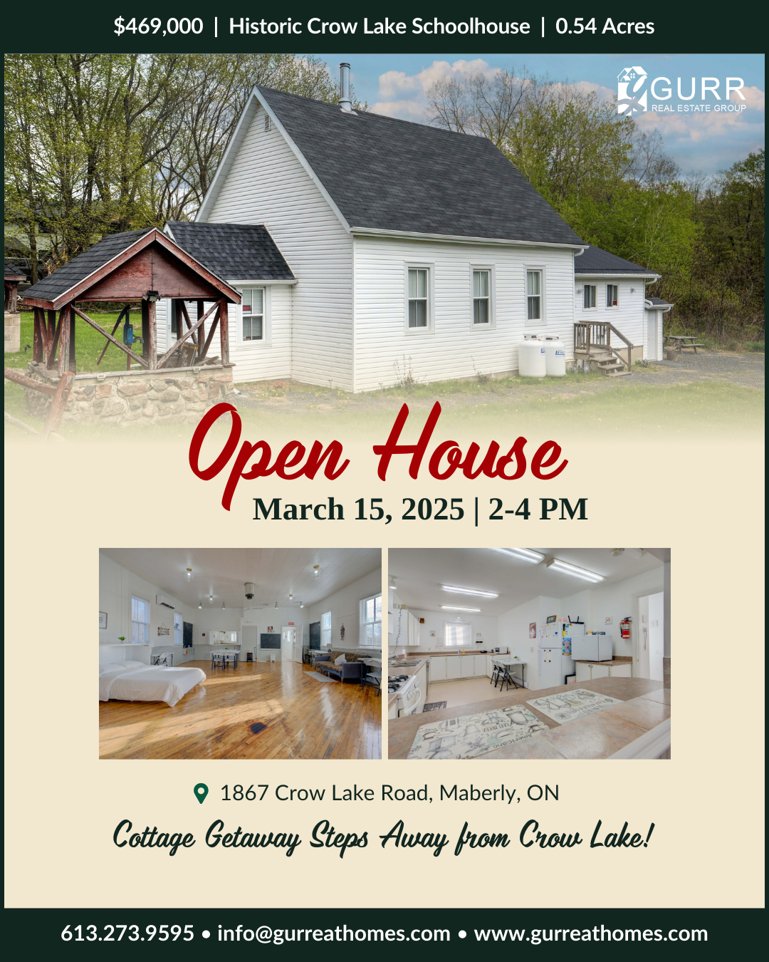 772 Indian Lake Open House Graphic