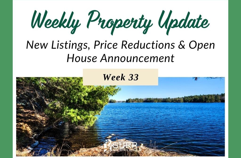 Weekly Property Update for Week 33, 2025