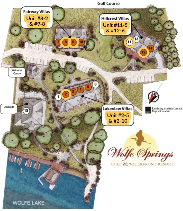 wolfesprings-sitemap-oct5 Sitemap for Wolfe Springs, highlighting each unit's location.